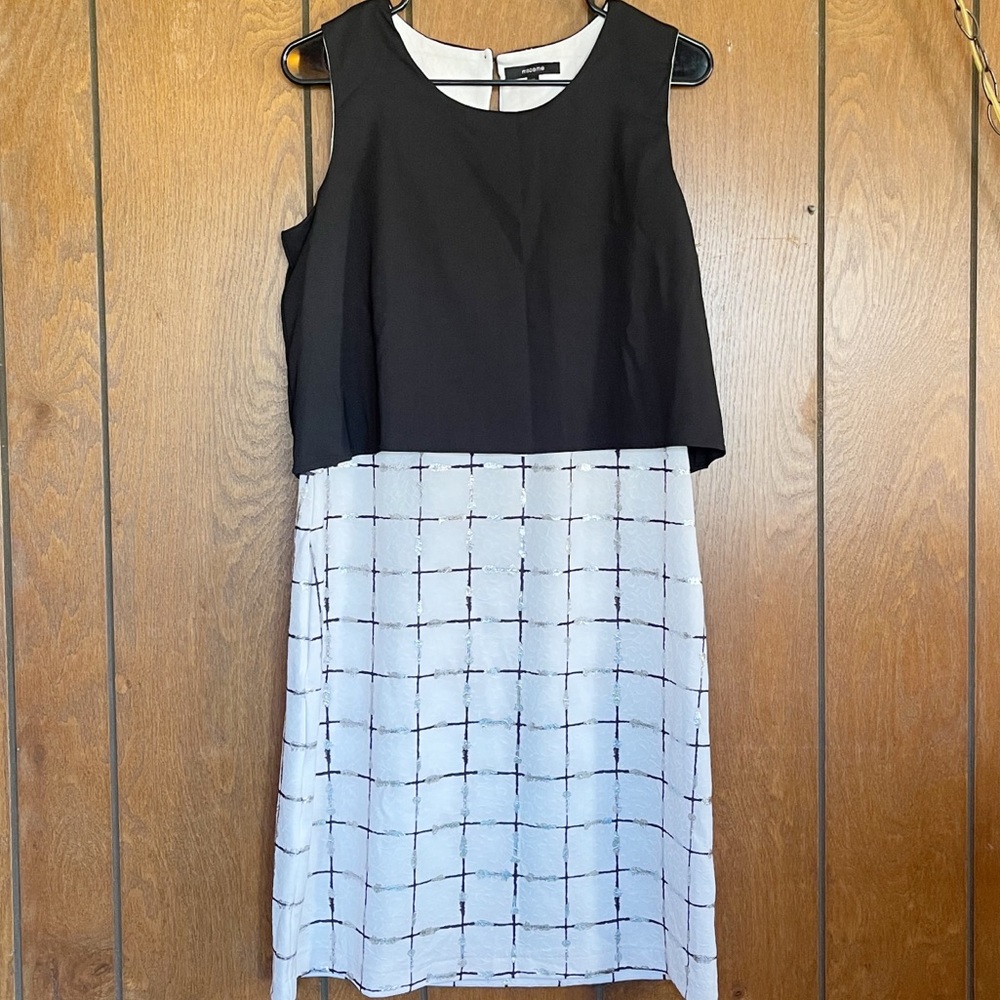 Madame Overlap Cross Sleeveless Dress